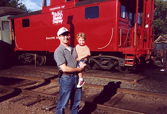 Love that red caboose!